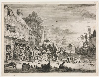 Köy Fuarı by Cornelis Dusart