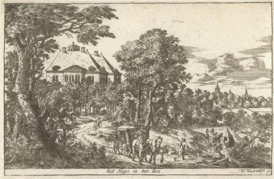 Huis Ten Bosch Huys in the Woods (nesne üzerindeki başlık) by Cornelis Elandts