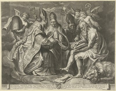Dört Kilise Babaları by Cornelis Galle (I)