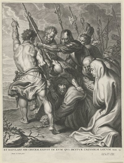 haç taşıyan by Cornelis Galle (I)