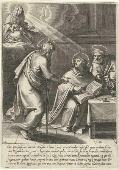 Thomas, Peter ve Paul tarafından öğretildi Aziz Thomas Aquinas