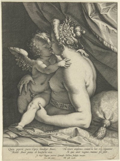 Venüs kust Aşk by Cornelis Galle (I)