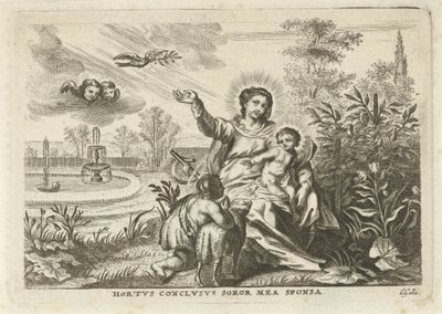 Maria, Kind en Johannes de Doper ile Cennet Bahçesi