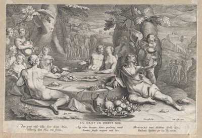 İnsanlığın Günahkârlığı, 16. yüzyılın sonları ve 17. yüzyılın başları. by Cornelis Galle I