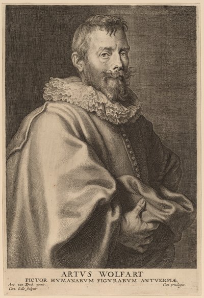 artus wolfart by Cornelis Galle I after Sir Anthony van Dyck
