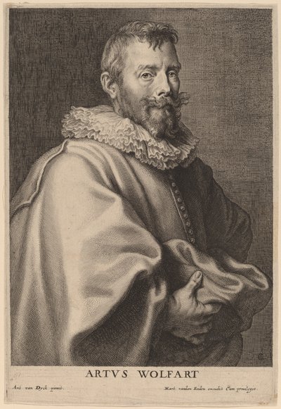 artus wolfart by Cornelis Galle I after Sir Anthony van Dyck