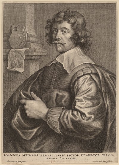 John Meyssens by Cornelis Galle I after Sir Anthony van Dyck