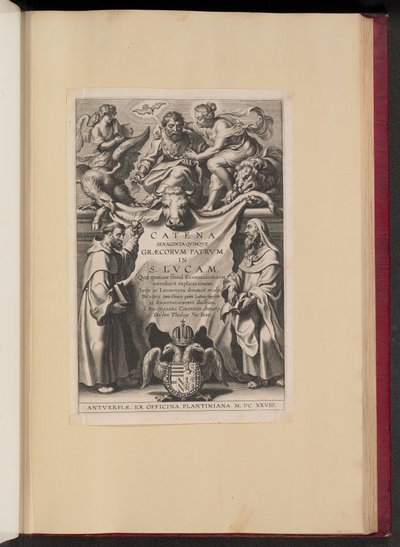Balthasar Cordier için Başlık Sayfası, Saint Lvcam