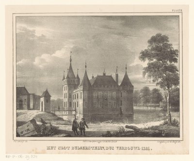 Bulgerstein Kalesi Bulgersteijn kalesi, yani yenilenmiş 1261 (nesne üzerindeki başlık) by Cornelis Gerrit Verburgh
