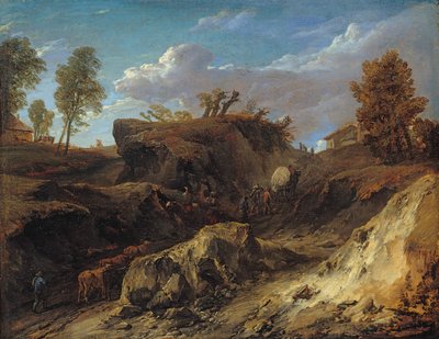 İçi Boş Yol, c. 1700. by Cornelis Huysmans
