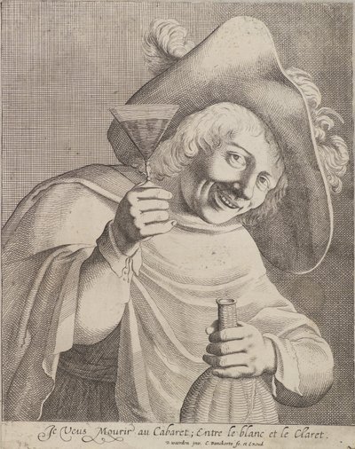 Adam bir bardak by Cornelis I Danckerts