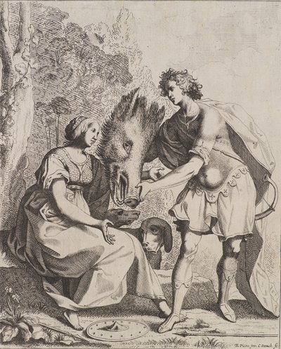 Meleager ve Atalanta by Cornelis I Danckerts
