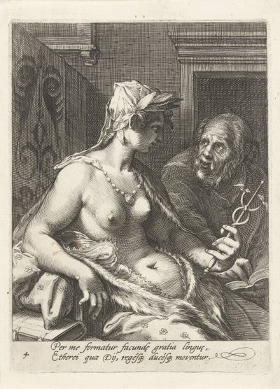 retorik Yedi Liberal Sanatlar (dizi başlığı) by Cornelis Jacobsz. Drebbel