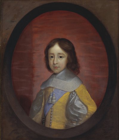 William III, Orange Prensi 1650-1702, çocukken, 1657 by Cornelis Janssens van Ceulen