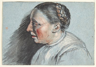 Bir köylü karısının büstü by Cornelis Pietersz Bega