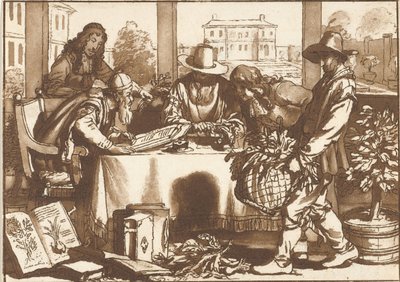 botanikçi by Cornelis Ploos van Amstel (signed by artist)