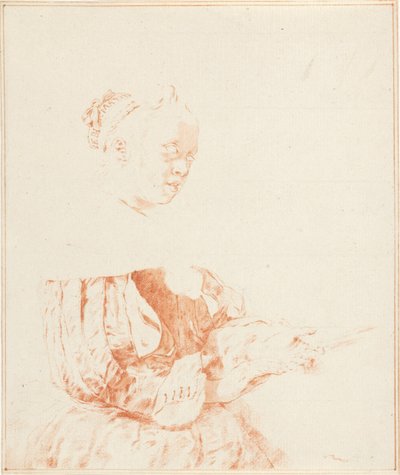klavye oyuncusu by Cornelis Ploos van Amstel (signed by artist)