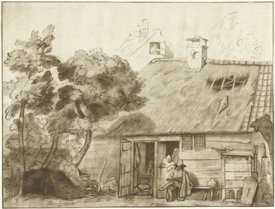 Çiftlik ressamı by Cornelis Ploos van Amstel (signed by artist)