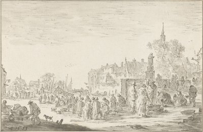 balık Pazarı by Cornelis Ploos van Amstel (signed by artist)