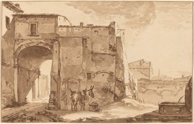 Gezgin ve Katır ile Ağ Geçidi by Cornelis Ploos van Amstel