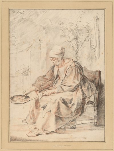 gözleme kadın by Cornelis Ploos van Amstel