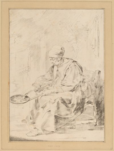 gözleme kadın by Cornelis Ploos van Amstel