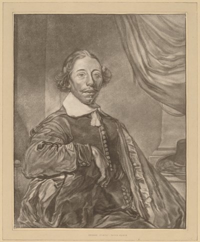 Oturan Bir Adamın Portresi by Cornelis Ploos van Amstel