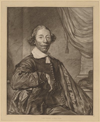 Oturan Bir Adamın Portresi by Cornelis Ploos van Amstel