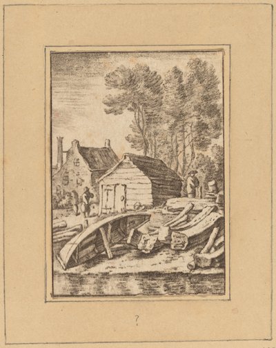 tersane by Cornelis Ploos van Amstel after Herman Saftleven
