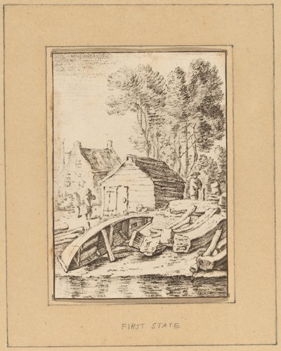 tersane by Cornelis Ploos van Amstel after Herman Saftleven