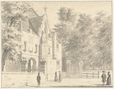 Edam'daki Büyük Kilise'nin arka kısmı by Cornelis Pronk