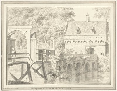 Buren'deki kalenin ön kapısı by Cornelis Pronk