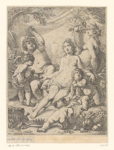 Baküs, Venüs ve Ceres by Cornelis Schut (I)