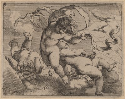 Üç Uçan Putti by Cornelis Schut I
