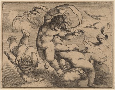 Üç Uçan Putti by Cornelis Schut I