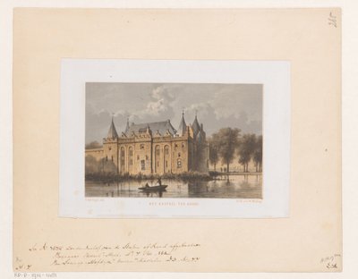 Gouda Kalesi Goude Kalesi (nesne üzerindeki başlık) by Cornelis Springer