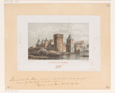 Medemblik Kalesi Medemblik Kalesi (nesne üzerindeki başlık) by Cornelis Springer