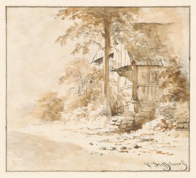 Bentheim'deki ev by Cornelis Steffelaar