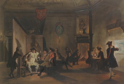 Askeri Subaylarla İç Mekan by Cornelis Troost