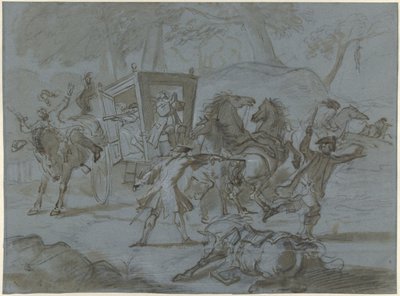 Bir vagonun soygunu by Cornelis Troost