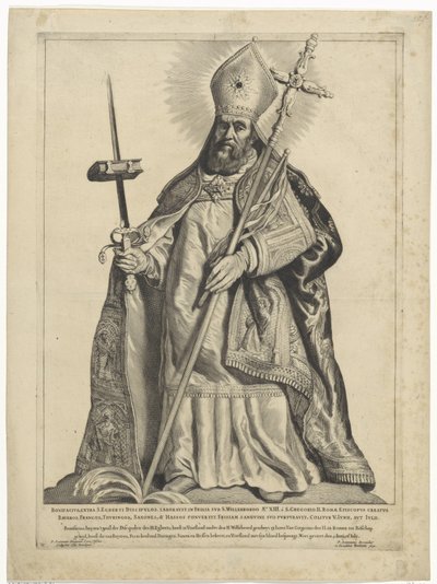 H. Boniface Hollandalı Azizler (dizi başlığı) by Cornelis Visscher (II)