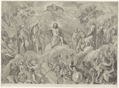 Son Yargı (üst plaka) by Cornelis Visscher (II)