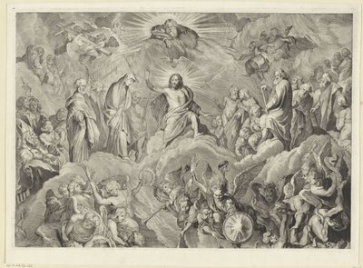 Son Yargı (üst plaka) by Cornelis Visscher (II)