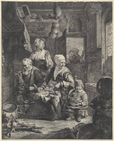 gözleme yapımcısı by Cornelis Visscher (II)