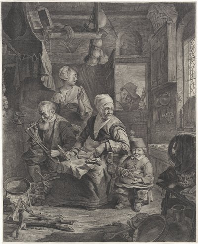 gözleme yapımcısı by Cornelis Visscher (II)