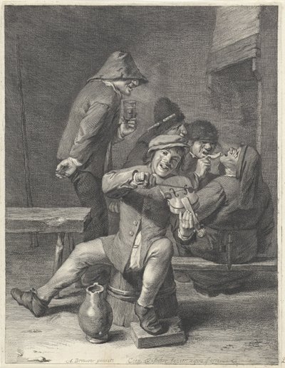 Kemancı / Seyirci by Cornelis Visscher (II)