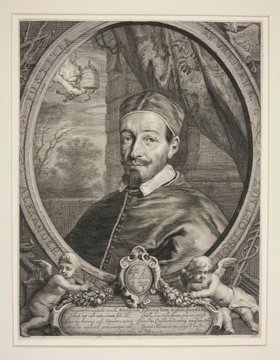 Papa Alexandre VII, Fabio Chigi (1599-1667) by Cornelis Visscher