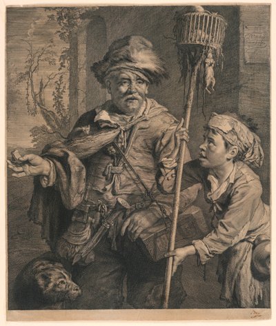 fare avcısı by Cornelis Visscher