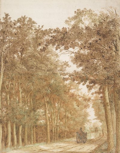 Bir ormanın içinden geçen patika, c.1638-42 by Hendrick Cornelisz. Vroom