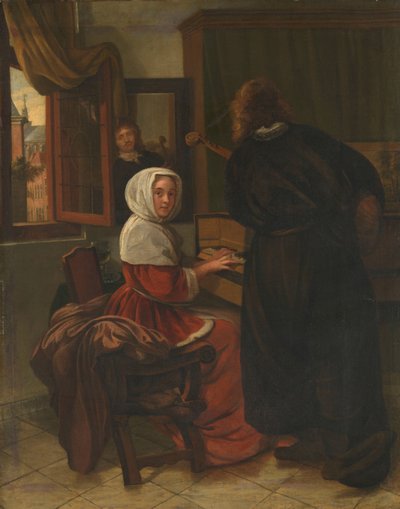 Eşleştirme Müzik by Cornelis de Man (manner of)
